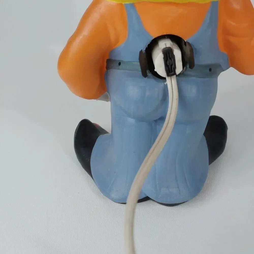 ceramic clown night light lamp light‎ up Works